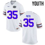 Youth Florida Gators #35 Joseph Putu NCAA Nike White Authentic Stitched College Football Jersey PFJ1862YQ